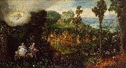 Herri met de Bles Landscape with the Flight into Egypt oil painting reproduction